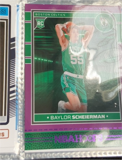 2024-25 Panini NBA Hoops #260 Baylor Scheierman — front