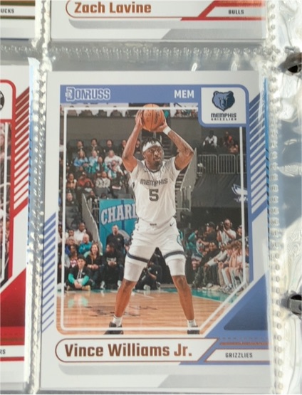 2024 Donruss #61 Vince Williams Jr. — front