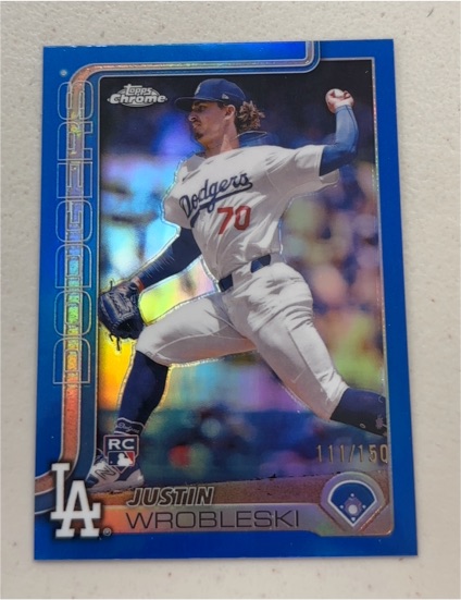 2025 Topps Chrome #38 Justin Wrobleski — front