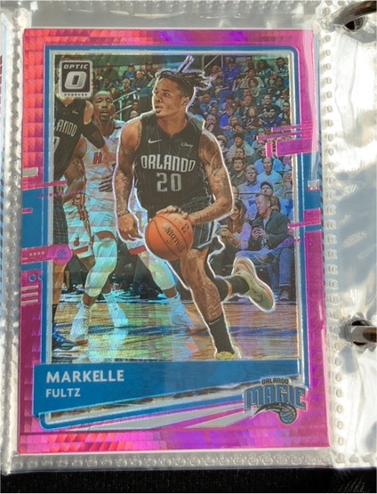 2020-21 Donruss Optic #9 Markelle Fultz Hyper Pink — front