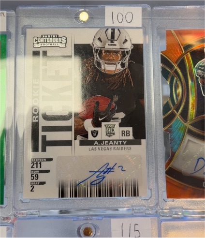 2025 Panini Contenders Rookie Ticket #19 Ashton Jeanty — front