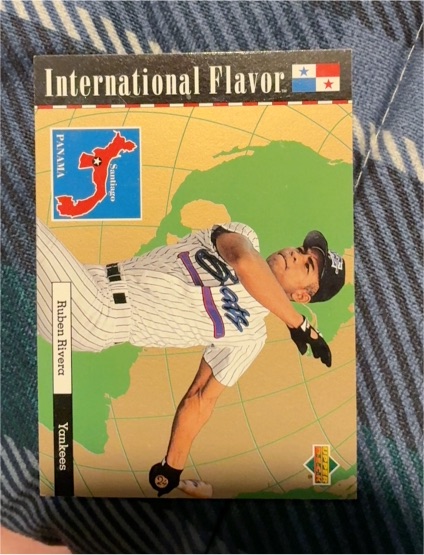 1994 Upper Deck International Flavor #112 Ruben Rivera — front