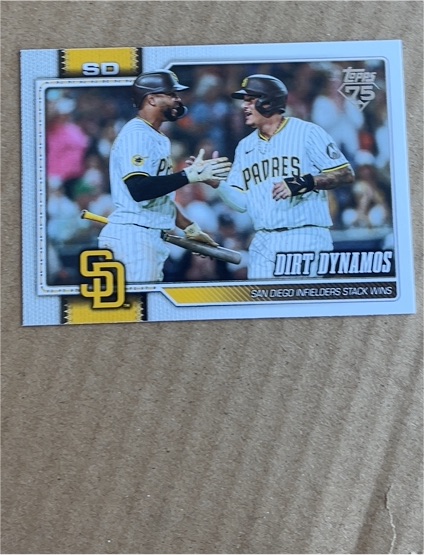 2026 Topps Series 2 #605 Dirt Dynamos Manny Machado & Xander Bogaerts — front