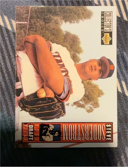 1993 Upper Deck Collector's Choice Draft Picks #24 Steve Soderstrom — front