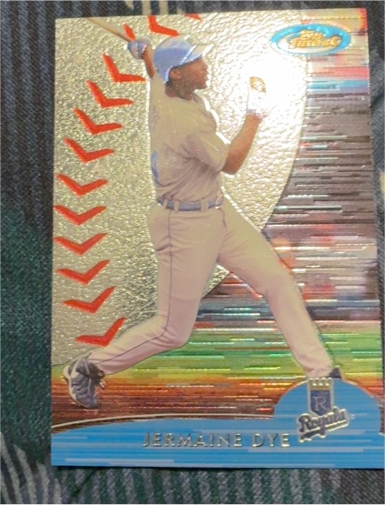 2000 Topps Finest #76 Jermaine Dye — front