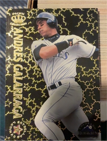 1996 Pacific Crown Collection #EL-11 Andres Galarraga — front
