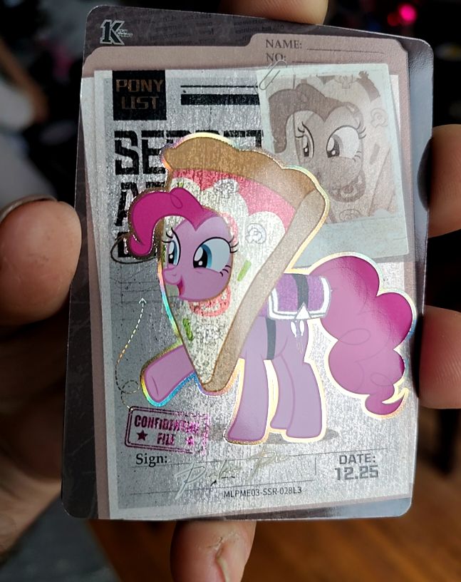 2026 Kayou My Little Pony Friendship Eternal Moon Edition #SSR-028L3 Pinkie Pie — front