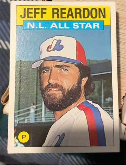 1986 Topps #711 Jeff Reardon — front