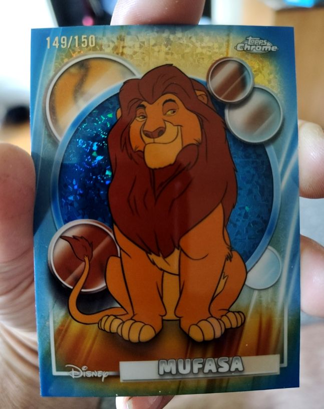 2026 Topps Chrome Disney #149 Mufasa — front