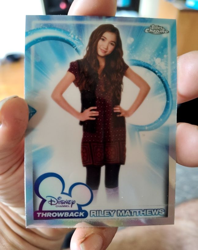 2026 Topps Chrome Disney Channel Throwback #DC-19 Riley Matthews — front