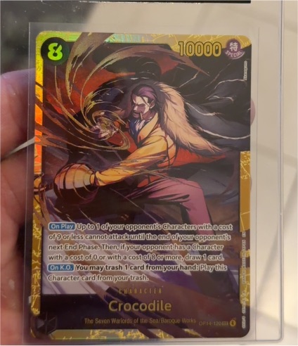 One Piece Card Game Crocodile OP14-120 — front