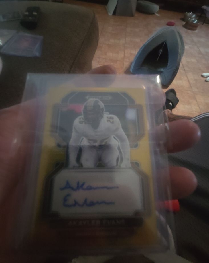 2023 Panini Prizm Draft Picks Autographs Update #RA-AKA Akayleb Evans — front