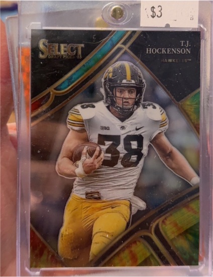 2023 Panini Select Draft Picks #174 T.J. Hockenson — front