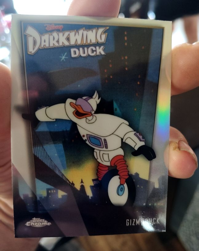 2026 Topps Chrome Disney #DD-4 Gizmoduck Darkwing Duck — front