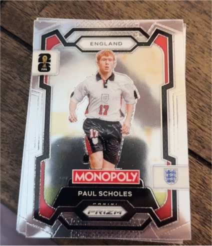2026 Panini Prizm Monopoly FIFA World Cup #24 Paul Scholes — front
