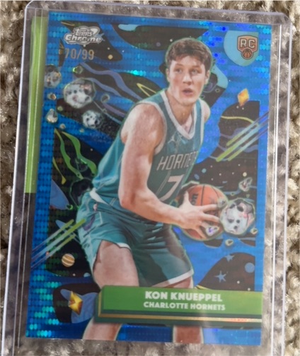2025 Topps Chrome Cosmic #197 Kon Knueppel — front