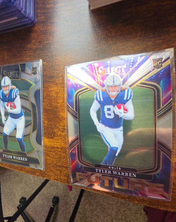 2025 Panini Select #9 Tyler Warren Future Rookie Card — front