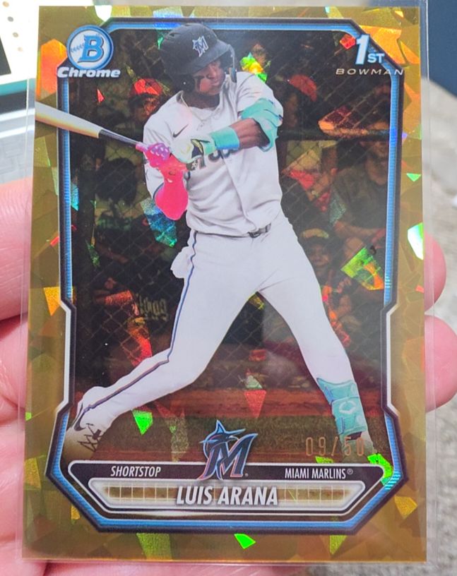 2026 Bowman Chrome #BCP-72 Luis Arana — front