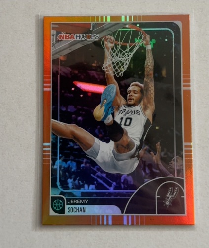 2025-26 Topps NBA Hoops #154 Jeremy Sochan — front