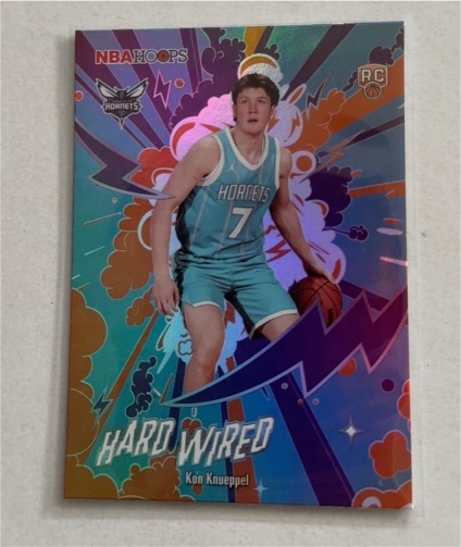 2025-26 Topps NBA Hoops Hard Wired #HW-24 Kon Knueppel — front