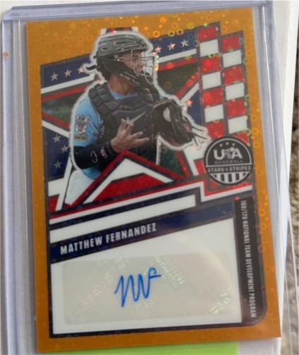 2026 Panini Stars & Stripes #144 Matthew Fernandez — front