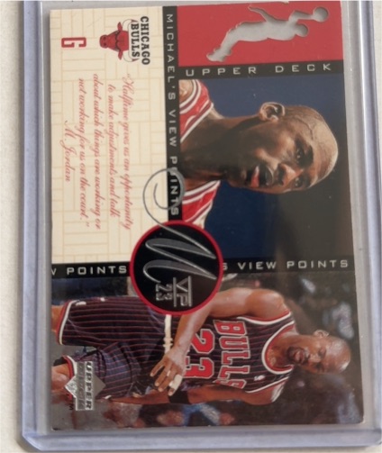 1996-97 Upper Deck Michael's View Points #VP3 Michael Jordan — front
