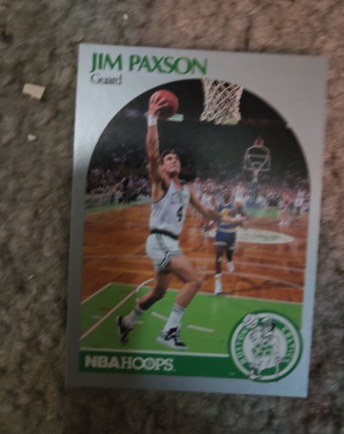 1990 NBA Hoops #46 Jim Paxson — front