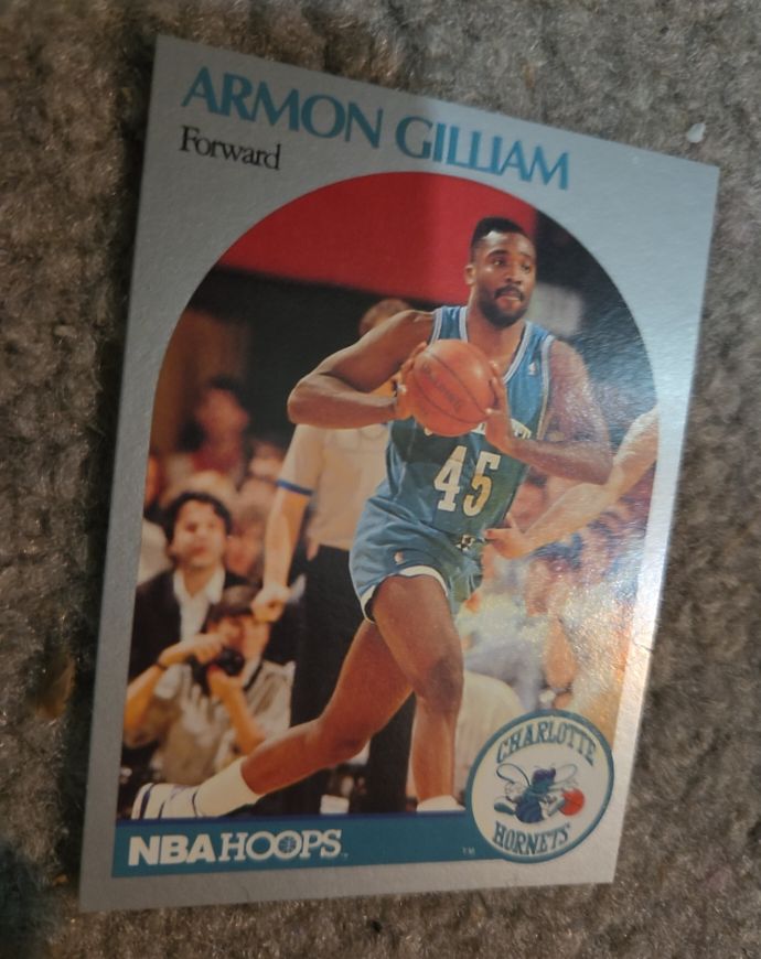 1990-91 NBA Hoops #54 Armon Gilliam — front