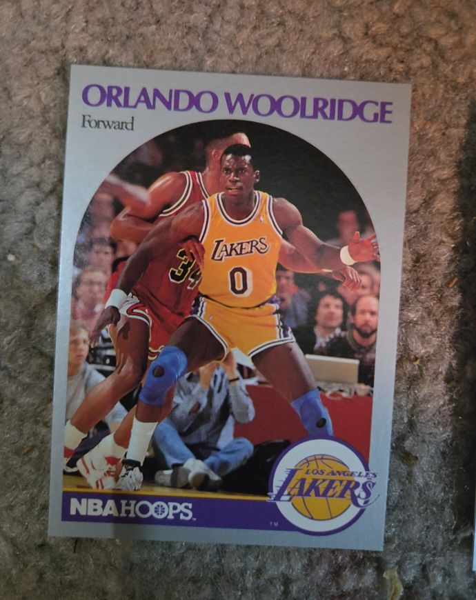 1990 NBA Hoops #162 Orlando Woolridge — front