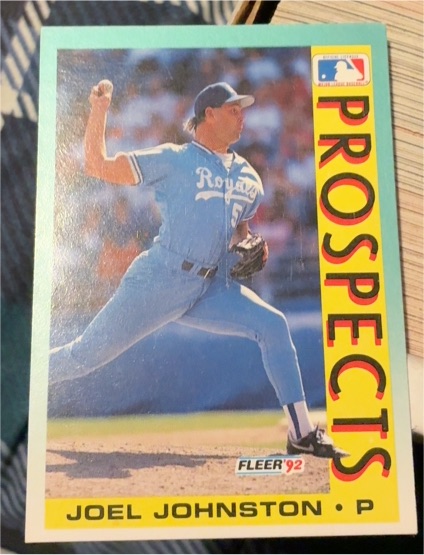 1992 Fleer #673 Joel Johnston — front
