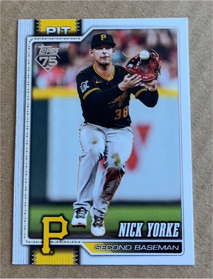 2026 Topps Series 2 #457 Nick Yorke — front