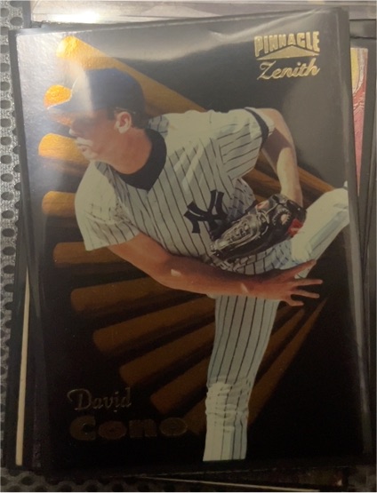 1996 Pinnacle Zenith #96 David Cone — front