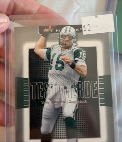 2003 Upper Deck Finite #98 Vinny Testaverde — front