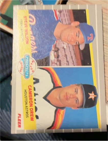1989 Fleer #640 Steve Wilson / Cameron Drew — front