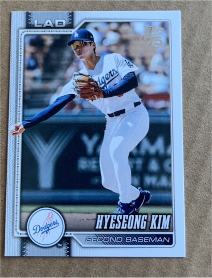 2026 Topps Series 2 #663 Hyeseong Kim — front