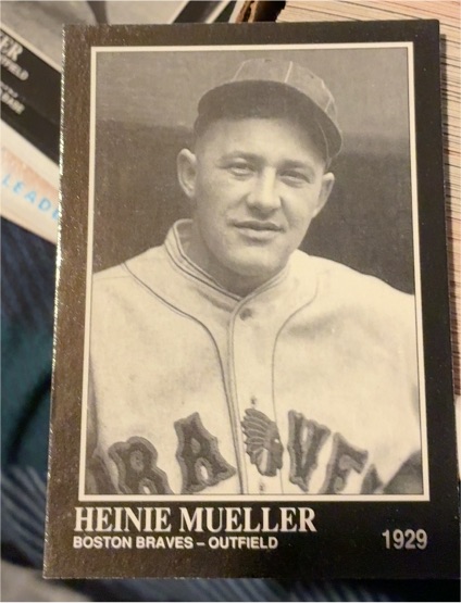 1991 The Sporting News Conlon Collection #179 Heinie Mueller Boston Braves — front