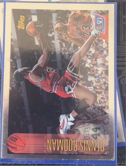1996-97 Topps #176 Dennis Rodman — front