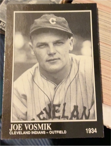 1991 The Sporting News Conlon Collection #221 Joe Vosmik — front