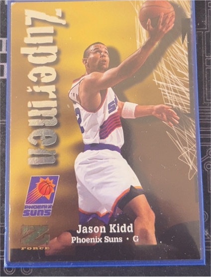 1997-98 Skybox Z-Force Zupermen #202 Jason Kidd — front
