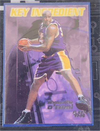 1997-98 Fleer #9 Key Ingredient Shaquille O'Neal — front