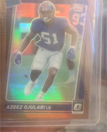 2021 Panini Donruss Optic #273 Azeez Ojulari Rated Rookie — front