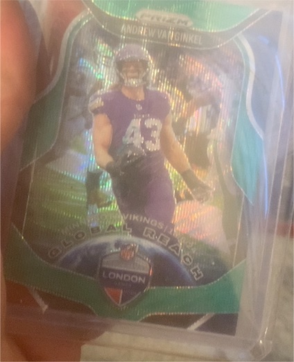 2025 Panini Prizm #3 Andrew Van Ginkel Global Reach — front