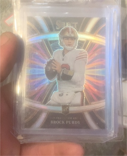 2022 Panini Select Phenomenon #PHE-18 Brock Purdy — front