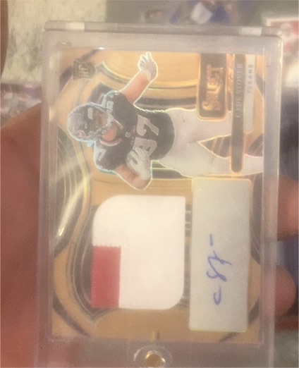 2024 Panini Select Jumbo Rookie Signature Swatches Cade Stover — front