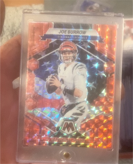 2023 Panini Mosaic #254 Joe Burrow National Pride — front