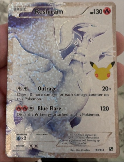 2021 Pokémon Celebrations Classic Collection #113 Reshiram — front
