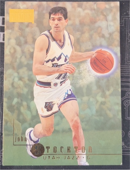 1996-97 SkyBox Premium #195 John Stockton — front