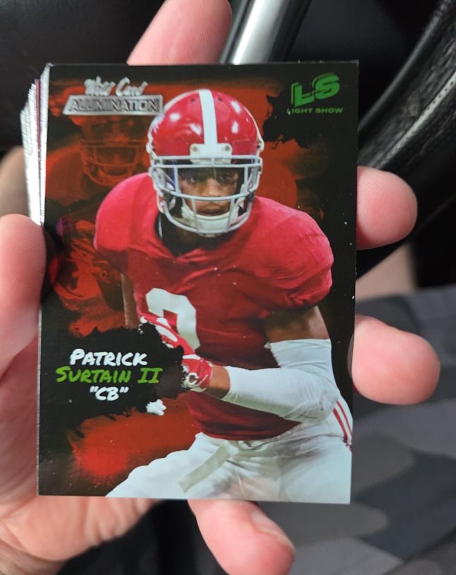 2021 Wild Card Alumination Light Show #LS18 Patrick Surtain II — front