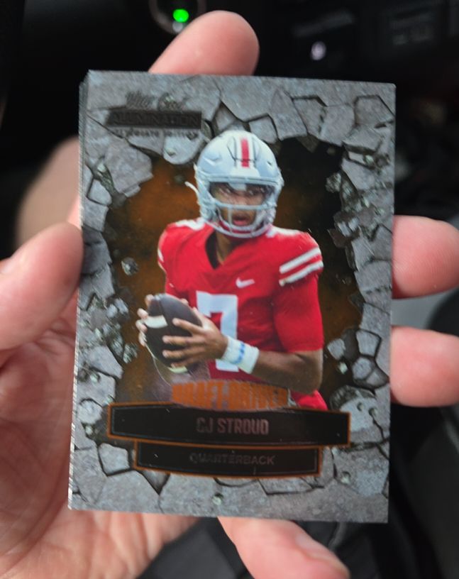 2021 Wild Card Alumination Draft-Driven #ANDD-7 C.J. Stroud — front