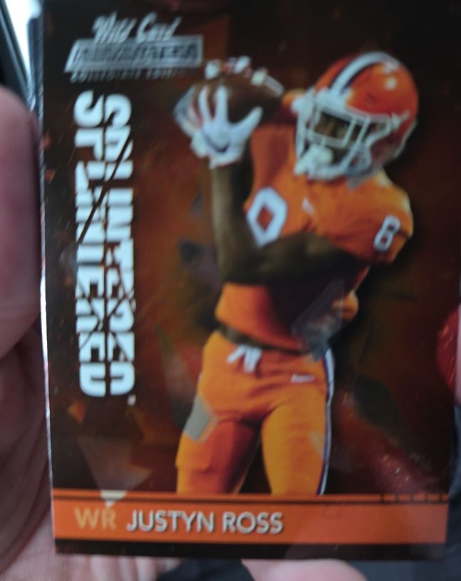 2021 Wild Card Alumination Splintered #ANSP-12 Justyn Ross — front